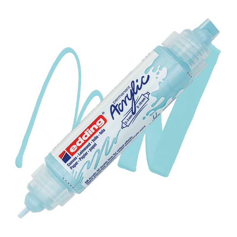 Akrylový popisovač EDDING 5400 3D, pastelový modrý (916)