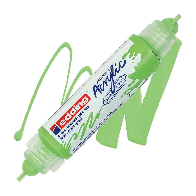 Akrylový popisovač EDDING 5400 3D, pastelový zelený (917)