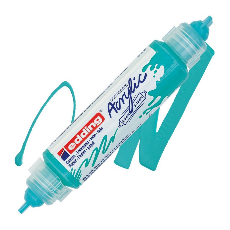 Akrylový popisovač EDDING 5400 3D, pompézní tyrkysový (934)
