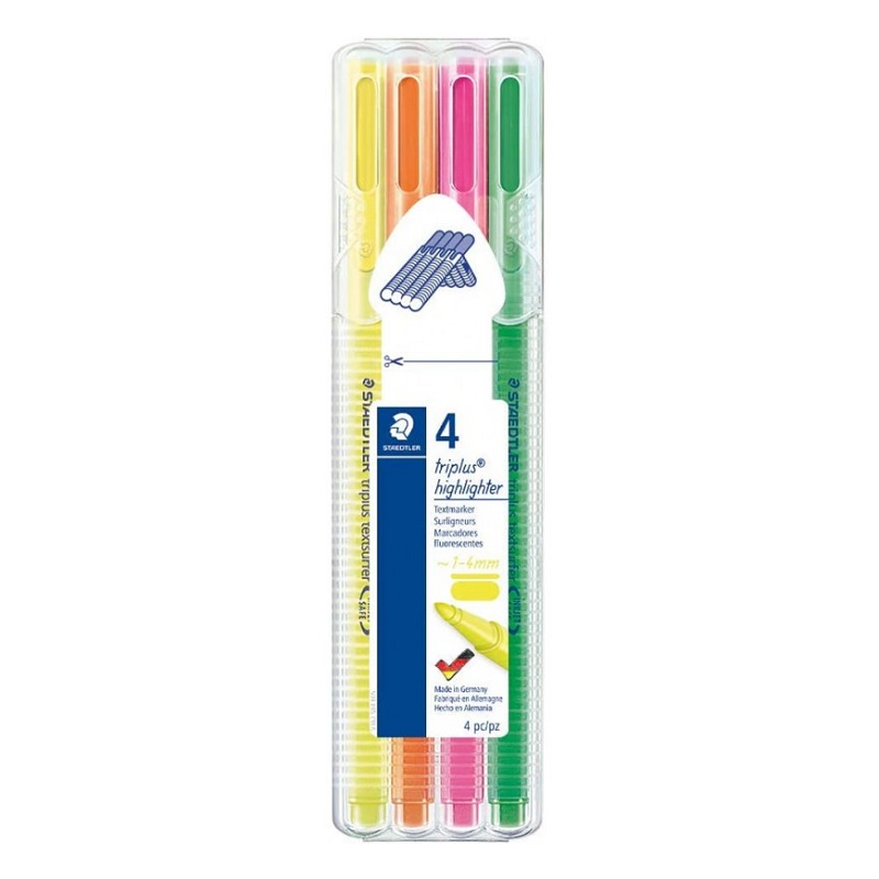 Zvýrazňovač STAEDTLER Textsurfer Triplus, 4ks