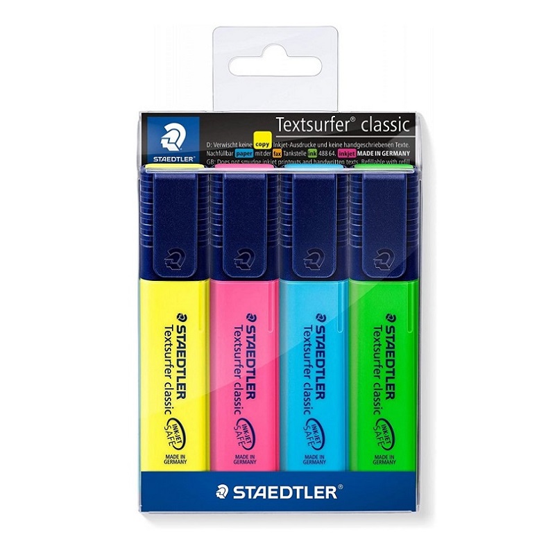 Zvýrazňovač STAEDTLER Textsurfer Classic, 4ks