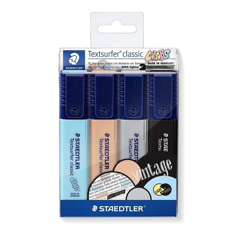 Zvýrazňovač STAEDTLER Textsurfer Pastel, 4ks