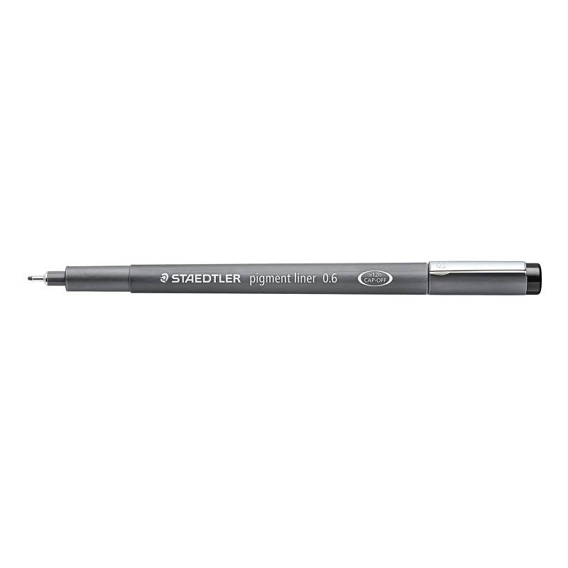Liner STAEDTLER Pigment 0,6mm, černý