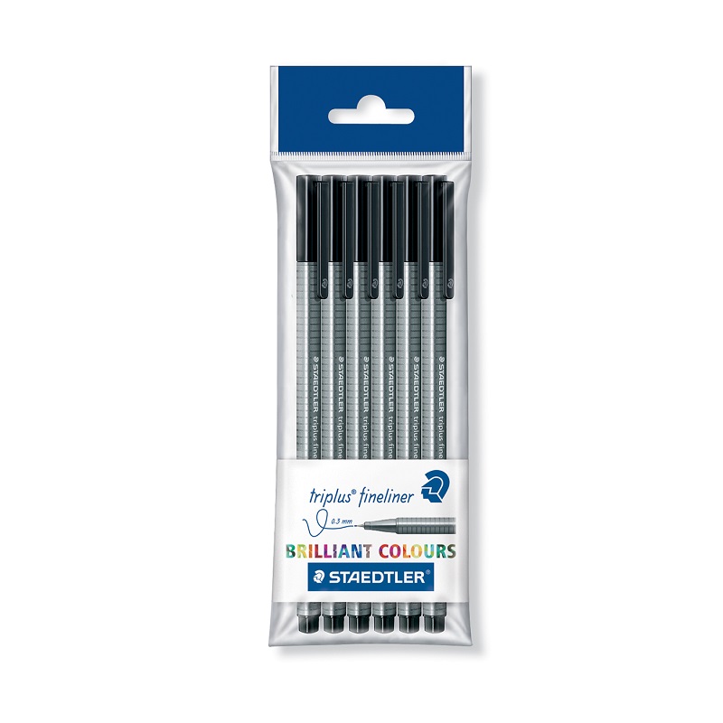 Liner STAEDTLER Triplus 0,3mm, 6ks černé