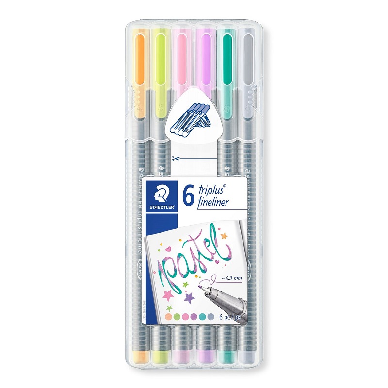Liner STAEDTLER Triplus 0,3mm Box, 6ks pastelové