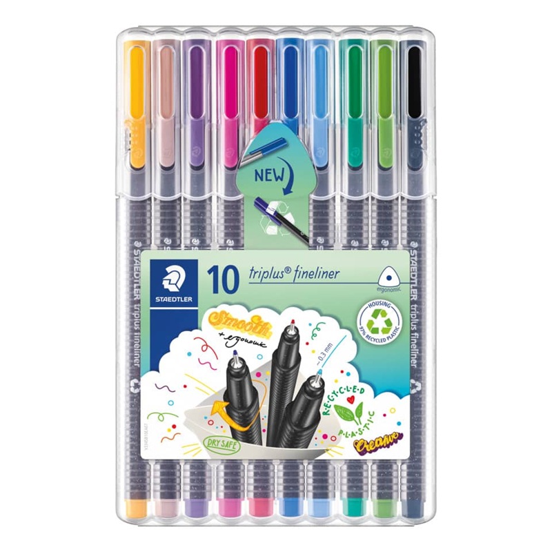 Linery STAEDTLER Triplus 0,3 mm Box, 10 ks