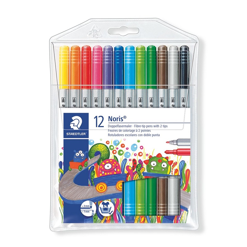 Fix STAEDTLER oboustranný Noris Club, 12ks