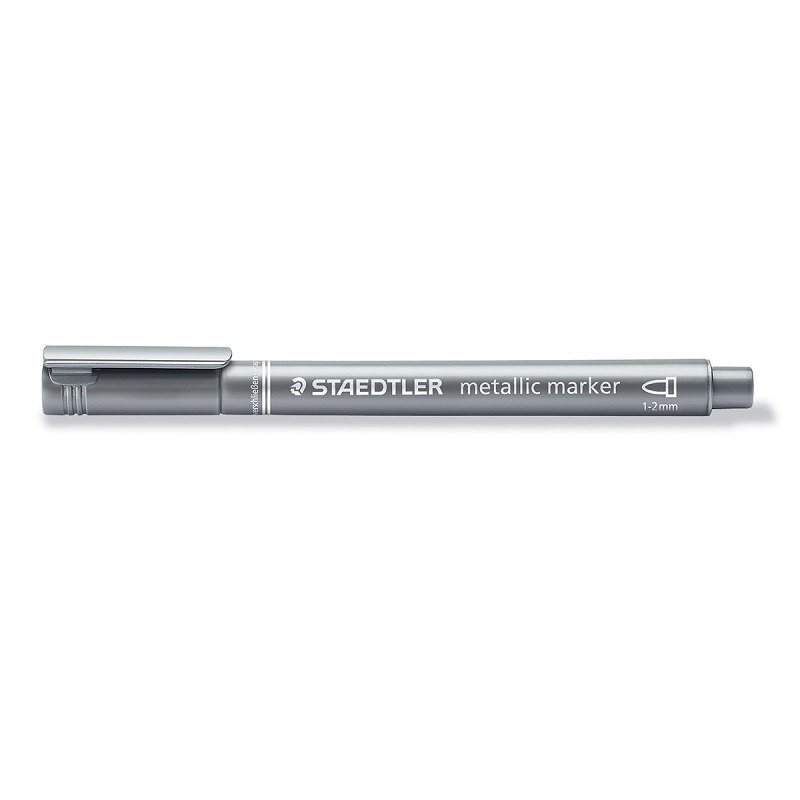 STAEDTLER Metalický popisovač STAEDTLER, stříbrný