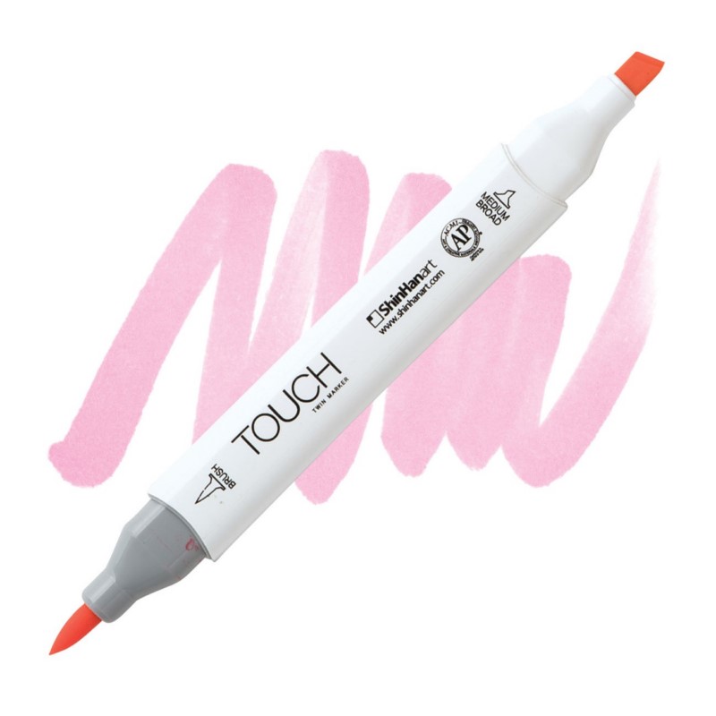 Lihová fixa TOUCH oboustranná Brush & Chisel, R18 Peach