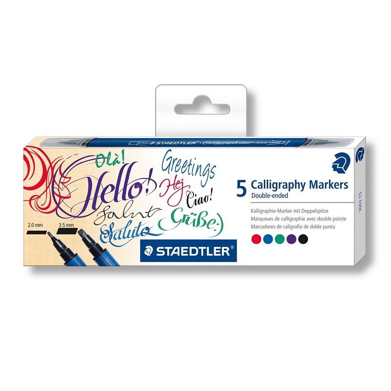 STAEDTLER Kreativní kaligrafický popisovač STAEDTLER, 5ks