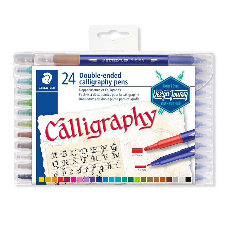 STAEDTLER Kreativní kaligrafický popisovač STAEDTLER, 24ks