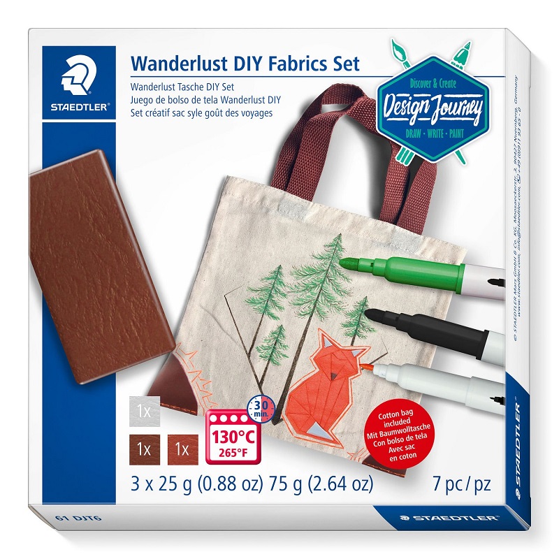 STAEDTLER Kreativní sada STAEDTLER, 7ks Wanderlust s taškou