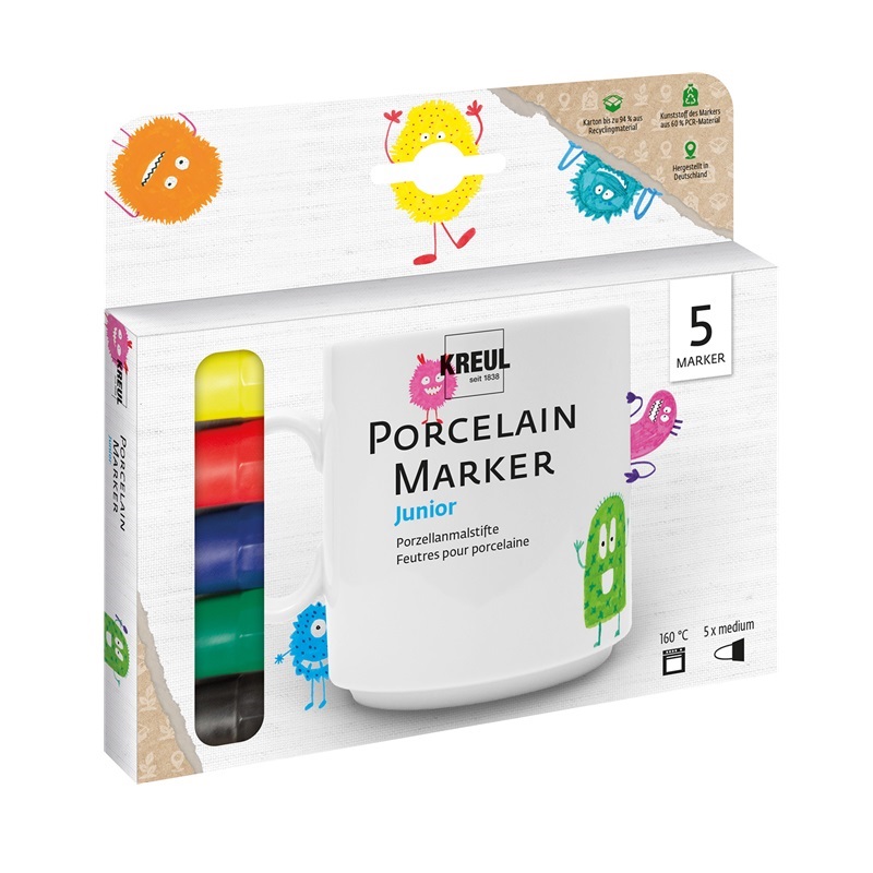Popisovač na porcelán KREUL EASY, 5ks