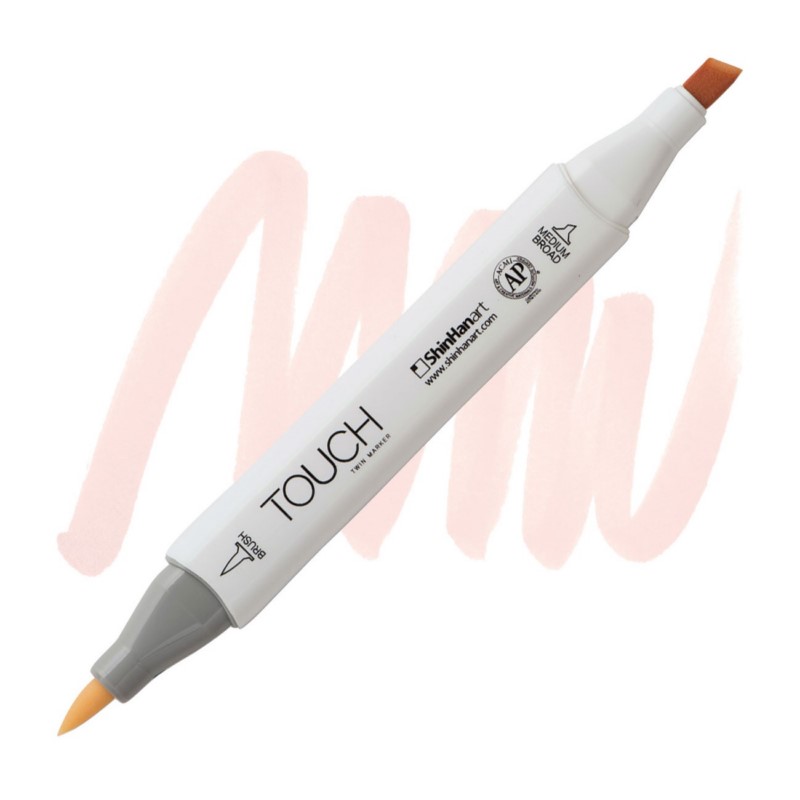Lihová fixa TOUCH oboustranná Brush & Chisel, YR27 Powder pink
