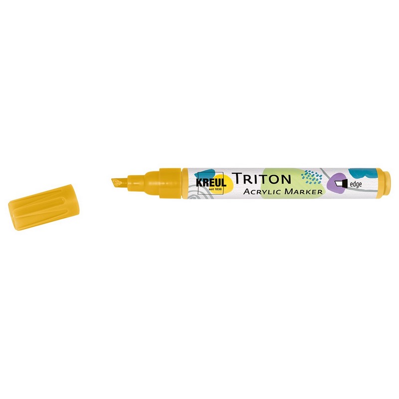 Akrylový popisovač KREUL Triton šikmý, zlatý