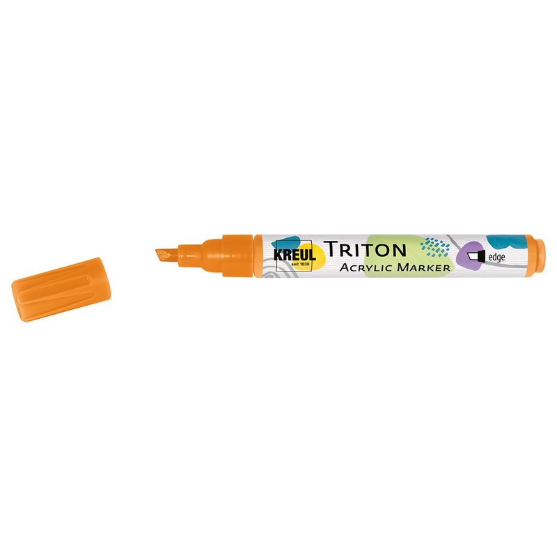 Akrylový popisovač KREUL Triton šikmý, NEON oranžový