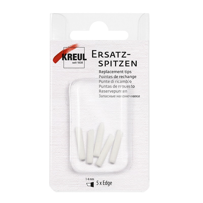 Náhradní hroty pro akrylový popisovač KREUL Triton šikmý 1-4mm, 5ks