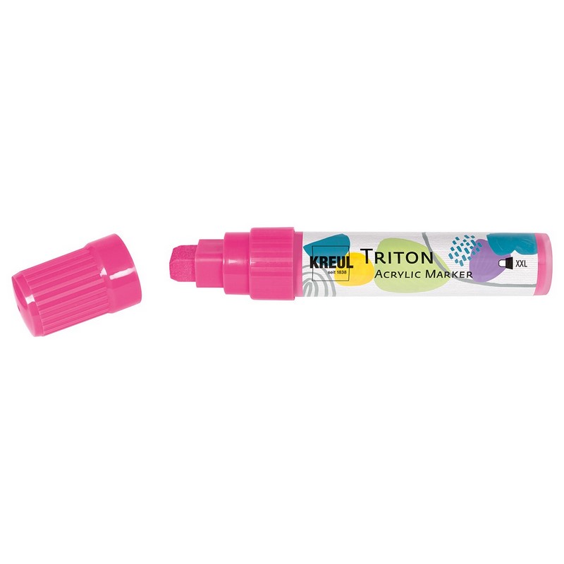 Akrylový popisovač KREUL Triton rovný XXL, magenta