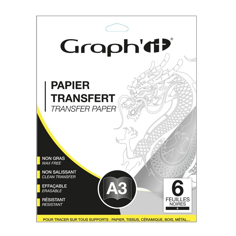 Papír GRAPH'IT kopírovací A3, 6 listů černý