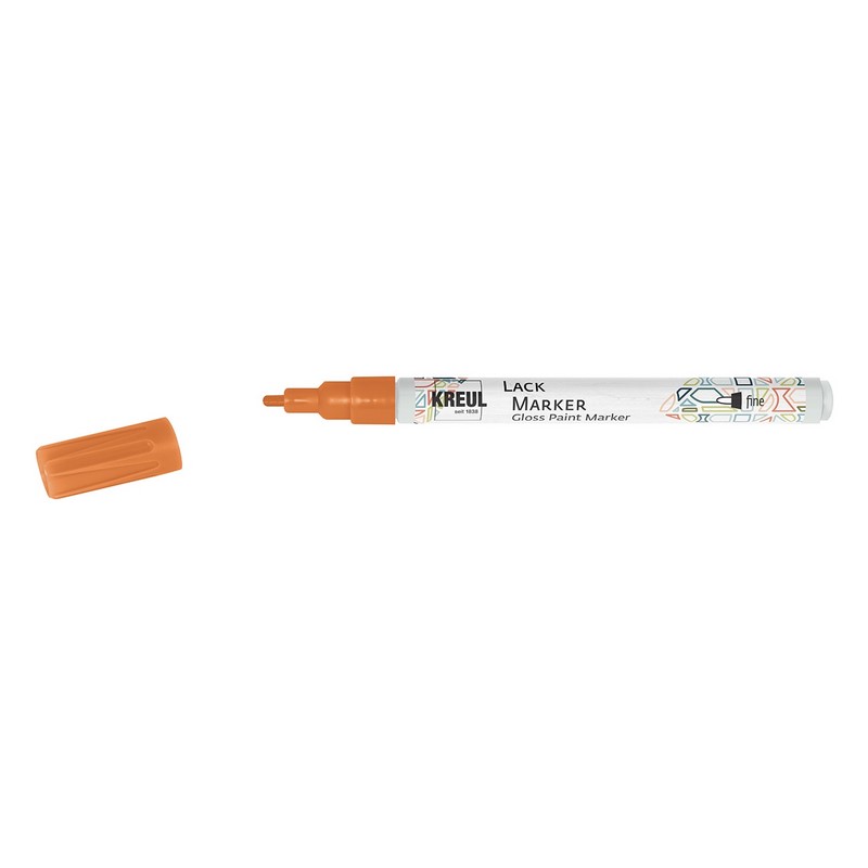 Lakový popisovač KREUL "F", oranžový