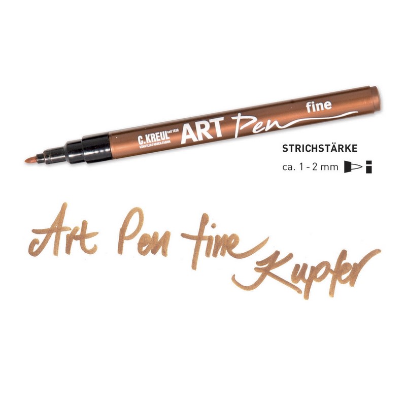 Popisovač KREUL ARTPen "F", měděný