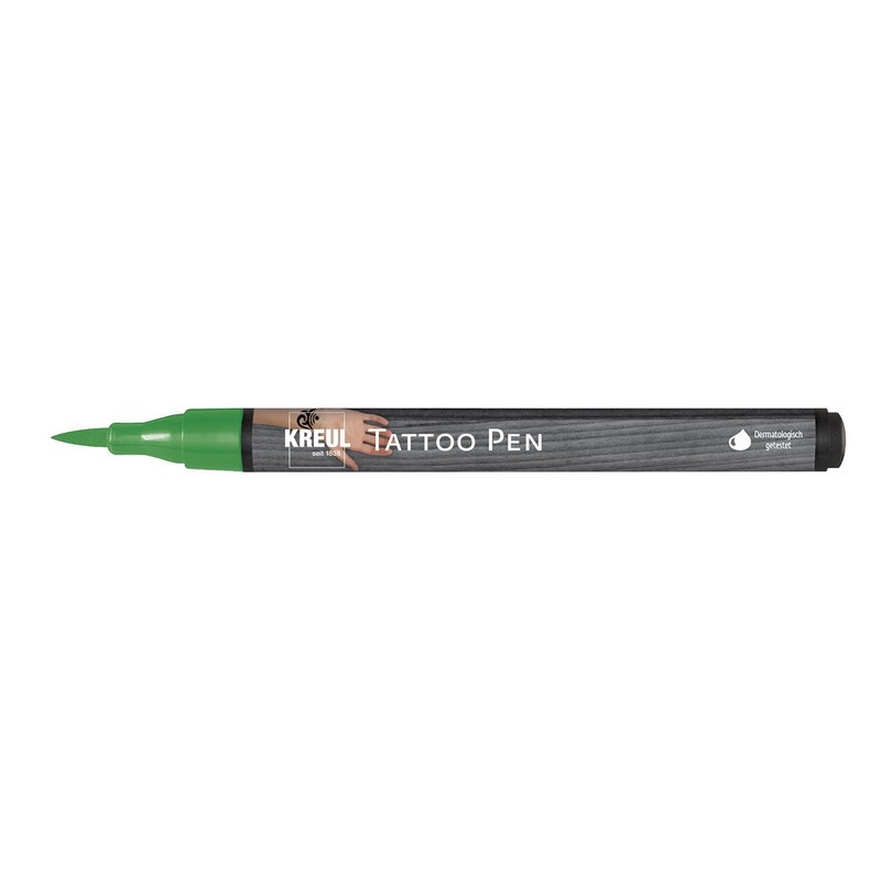 Tetovací popisovač KREUL Tattoo Pen, zelený