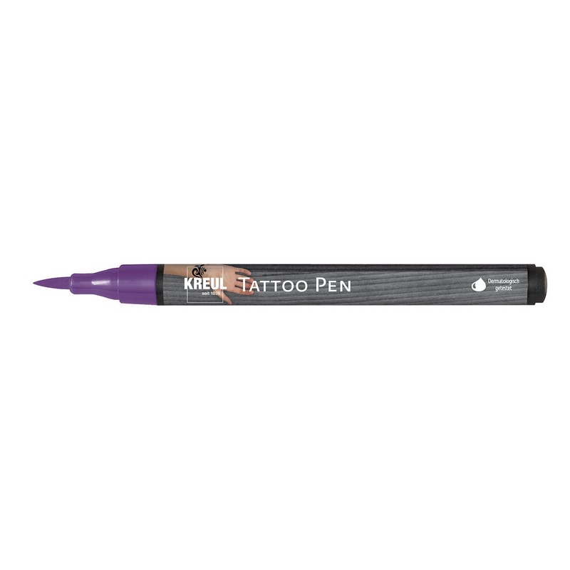 Tetovací popisovač KREUL Tattoo Pen, fialový