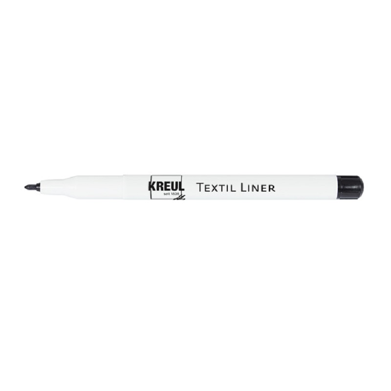 KREUL Liner na textil KREUL, černý