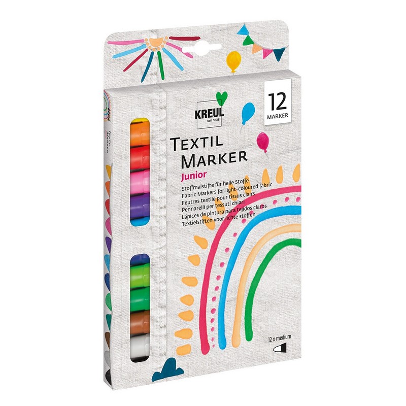 Popisovač na textil KREUL Junior "M", sada 12ks