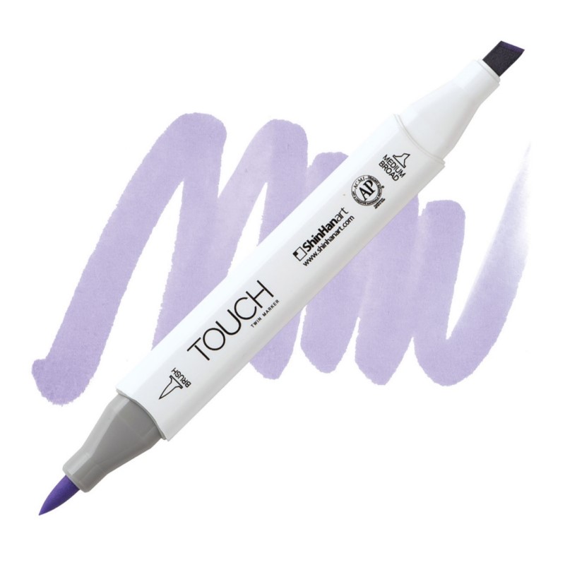 Lihová fixa TOUCH oboustranná Brush & Chisel, PB77 Pale blue