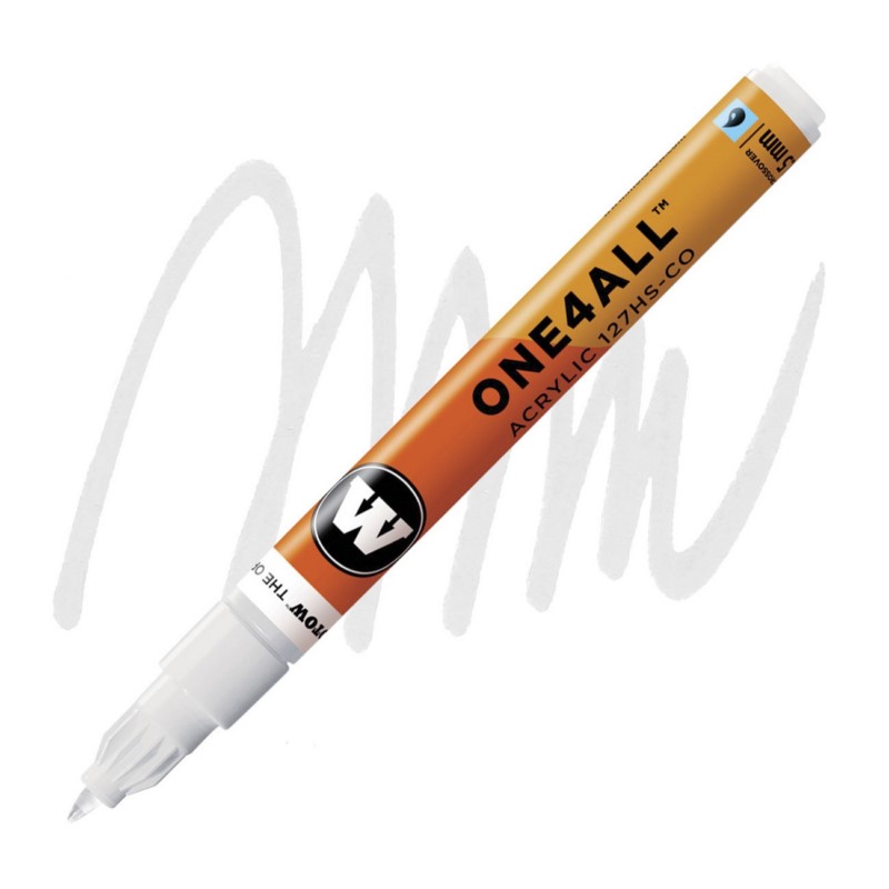 Akrylová fixa MOLOTOW One4All 127HS 1,5mm, signal white