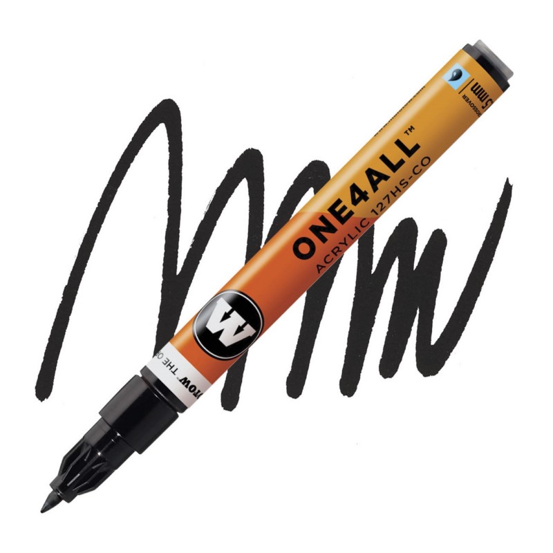 Akrylová fixa MOLOTOW One4All 127HS 1,5mm, signal black