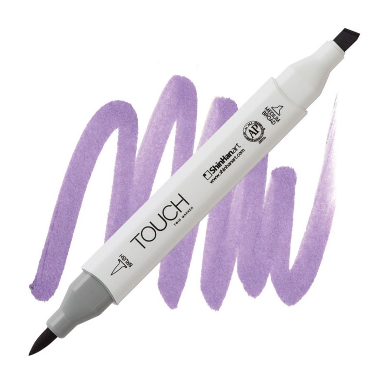 Lihová fixa TOUCH oboustranná Brush & Chisel, P83 Lavender