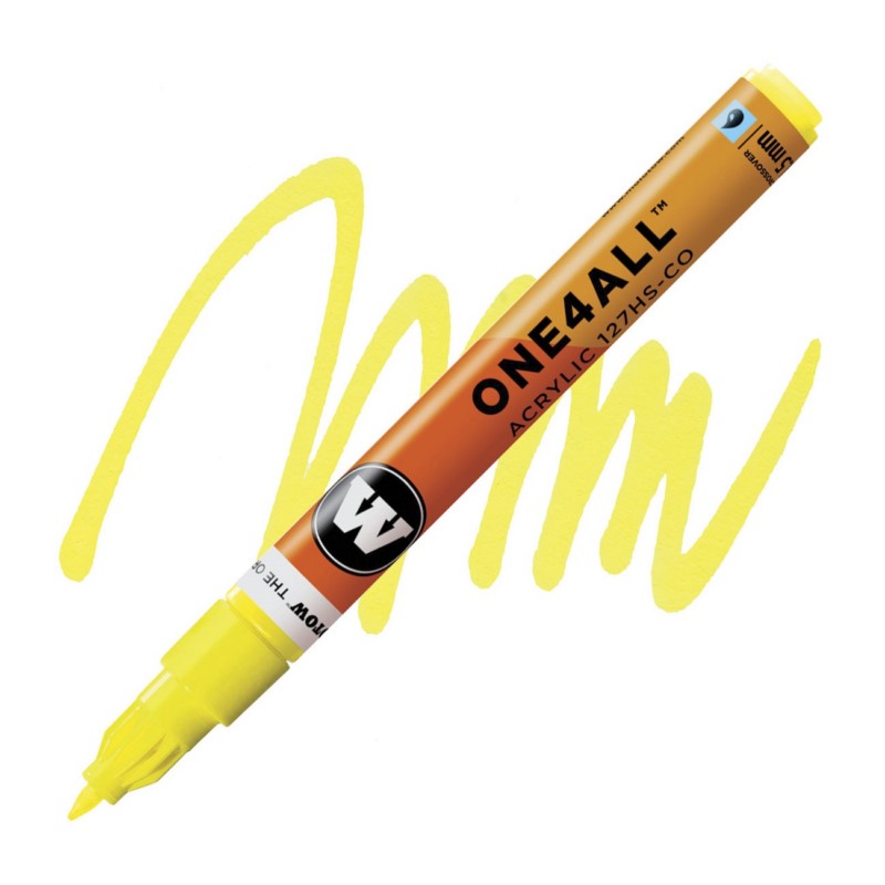 Akrylová fixa MOLOTOW One4All 127HS 1,5mm, fluorescent yellow