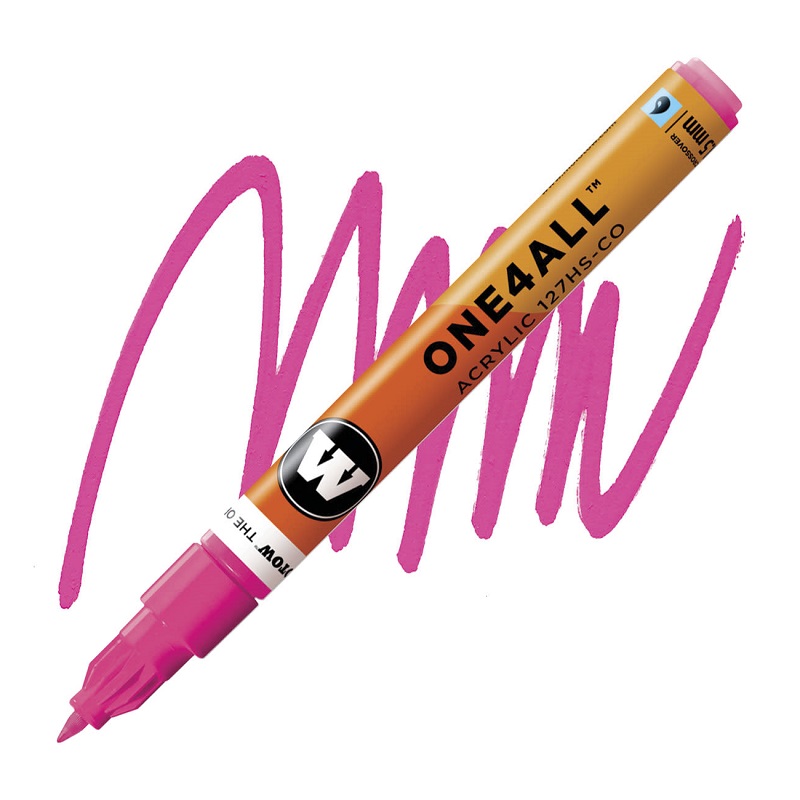 Akrylová fixa MOLOTOW One4All 127HS 1,5mm, fluorescent pink