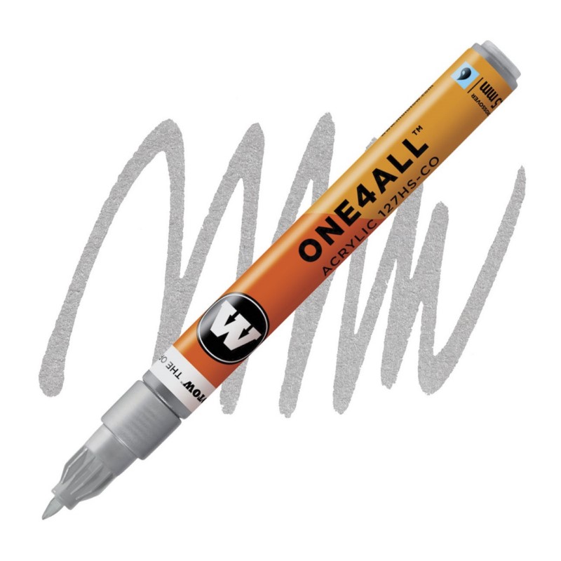 Akrylová fixa MOLOTOW One4All 127HS 1,5mm, metallic silver