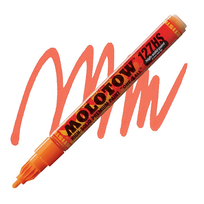 Akrylová fixa MOLOTOW One4All 127HS 2mm, dare orange