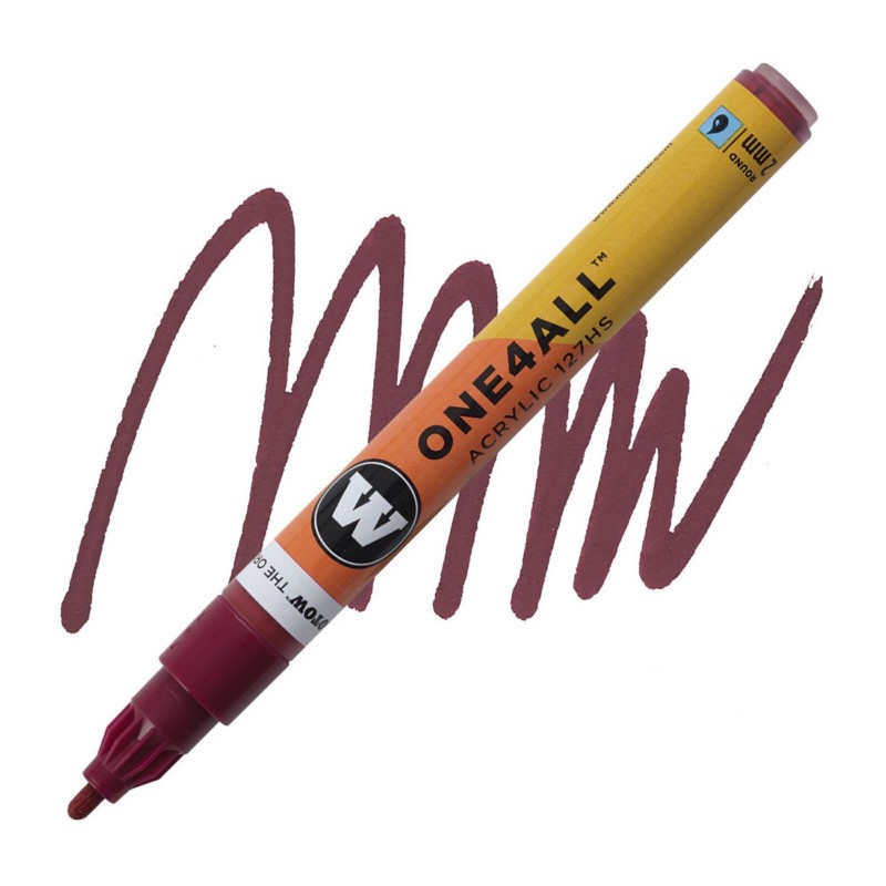 Akrylová fixa MOLOTOW One4All 127HS 2mm, burgundy red