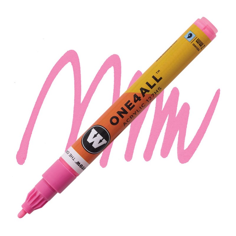 Akrylová fixa MOLOTOW One4All 127HS 2mm, neon pink