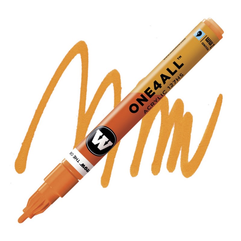 Akrylová fixa MOLOTOW One4All 127HS 2mm, fluorescent orange