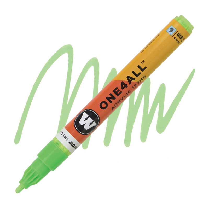 Akrylová fixa MOLOTOW One4All 127HS 2mm, fluorescent green