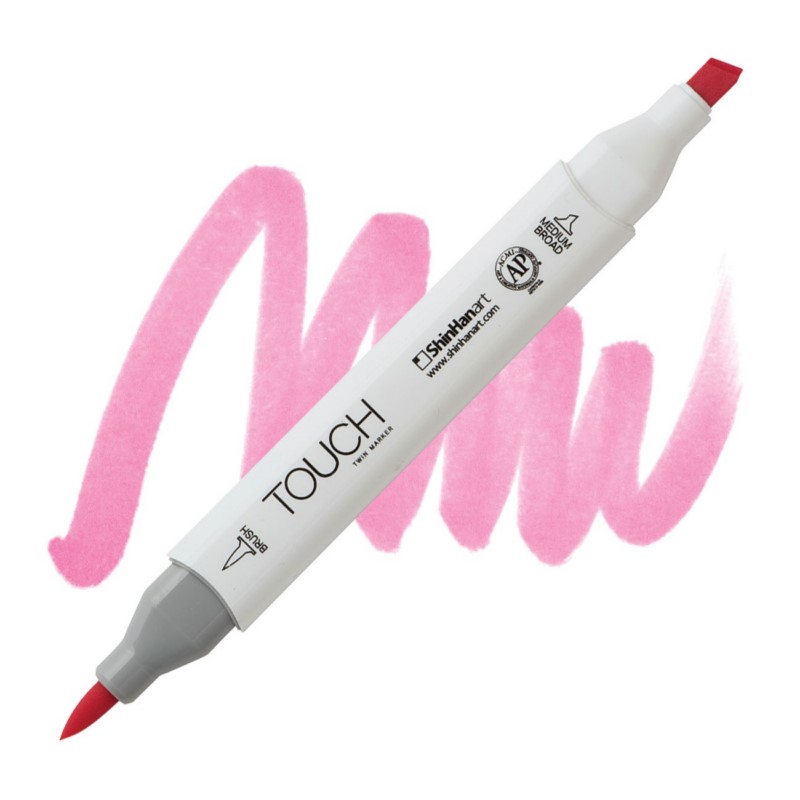 Lihová fixa TOUCH oboustranná Brush & Chisel, RP89 Pale purple