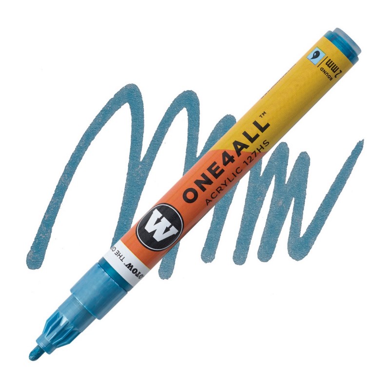 Akrylová fixa MOLOTOW One4All 127HS 2mm, metallic blue