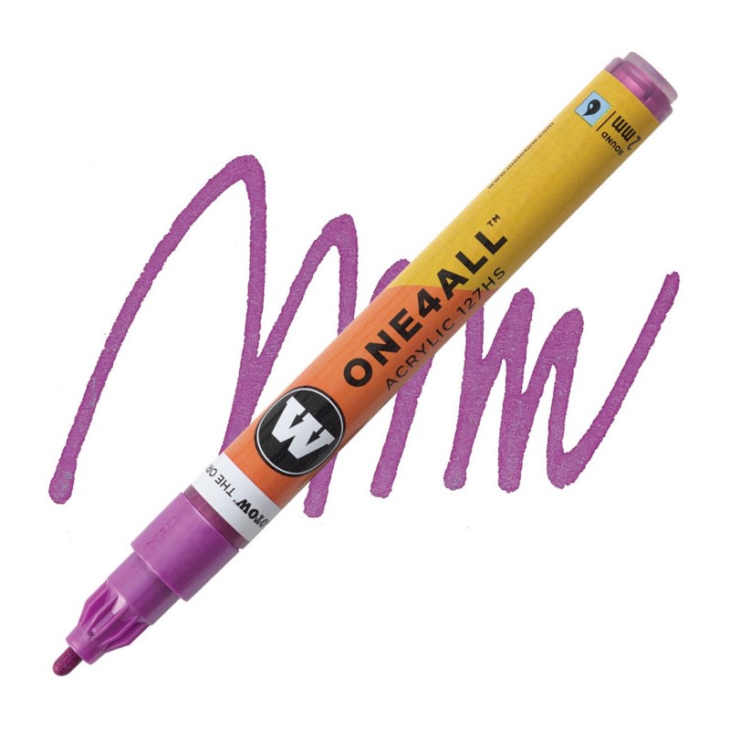 Akrylová fixa MOLOTOW One4All 127HS 2mm, metallic pink