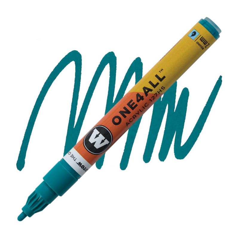 Akrylová fixa MOLOTOW One4All 127HS 2mm, turquoise