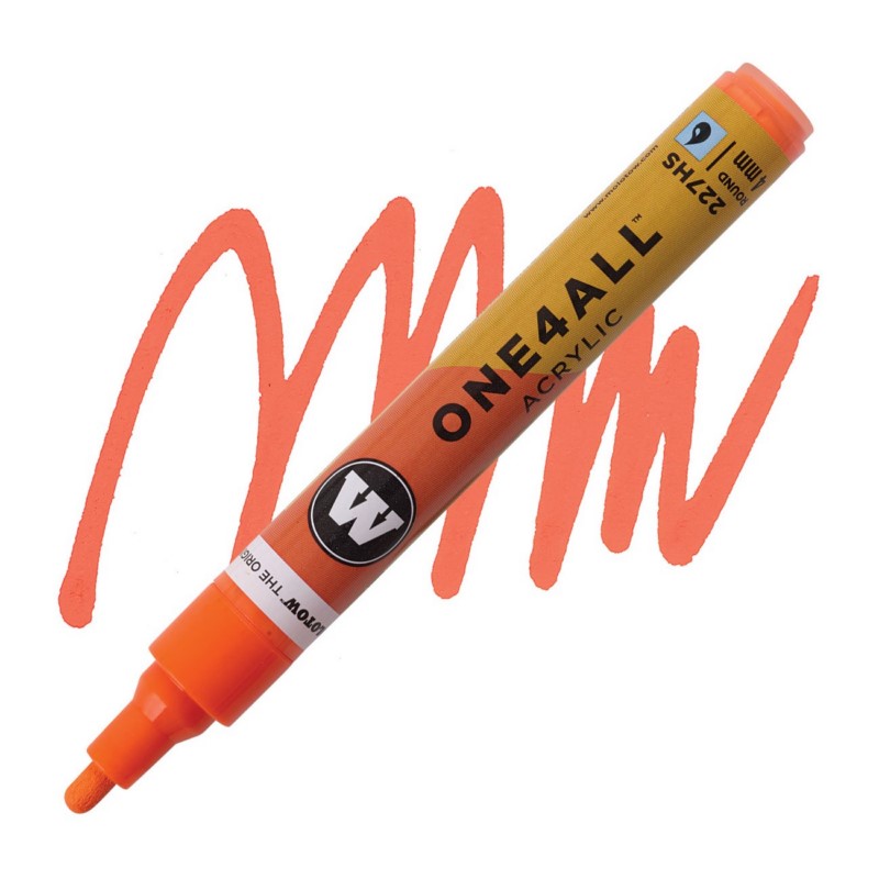 Akrylová fixa MOLOTOW One4All 227HS 4mm, dare orange