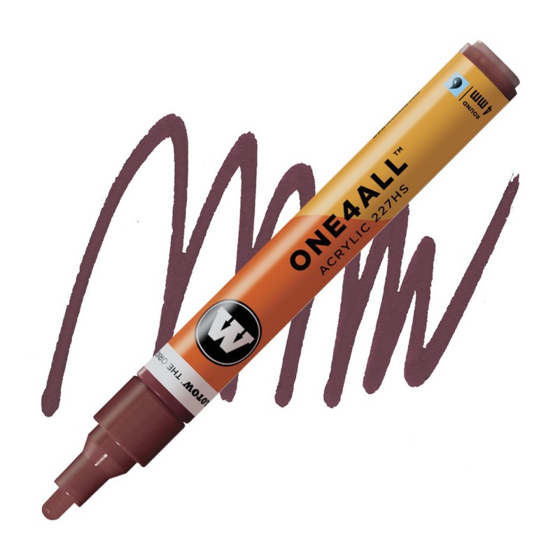 Akrylová fixa MOLOTOW One4All 227HS 4mm, burgundy red