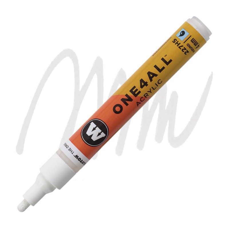 Akrylová fixa MOLOTOW One4All 227HS 4mm, signal white