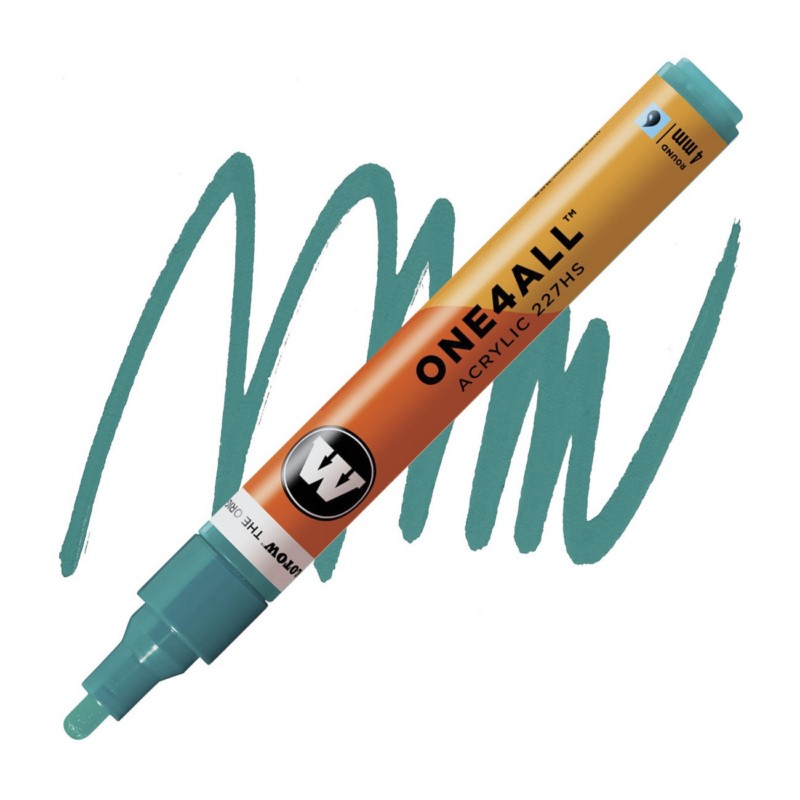 Akrylová fixa MOLOTOW One4All 227HS 4mm, lagoon blue