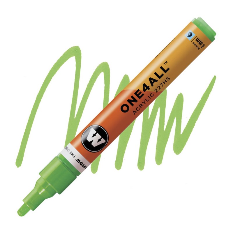 Akrylová fixa MOLOTOW One4All 227HS 4mm, fluorescent green